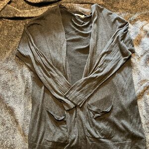 Reitmans Gray Cardigan Cozy Knit Sweater